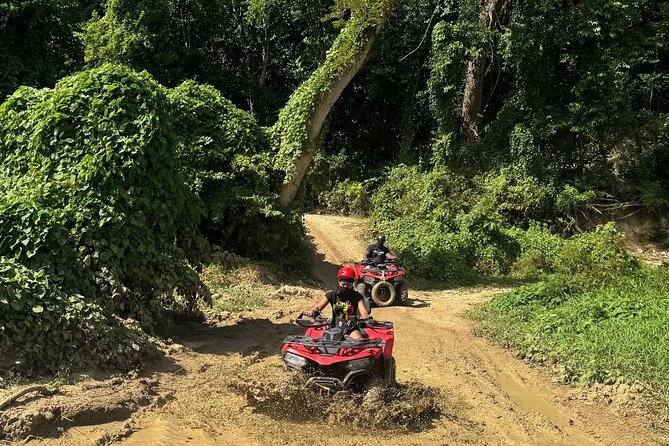 “ATV Adventure & Rick’s Café Experience from Montego Bay - ATV Adventure in Lucea: Jungle Trails Meet Bumps and Mud