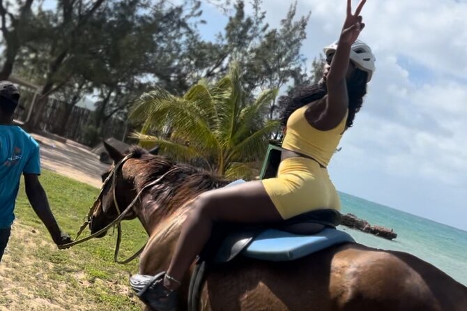 ATV, Bamboo Rafting , Horseback Ride & Blue Hole Falls Ocho Rios - St. Ann’s Bay horseback ride and ocean swim