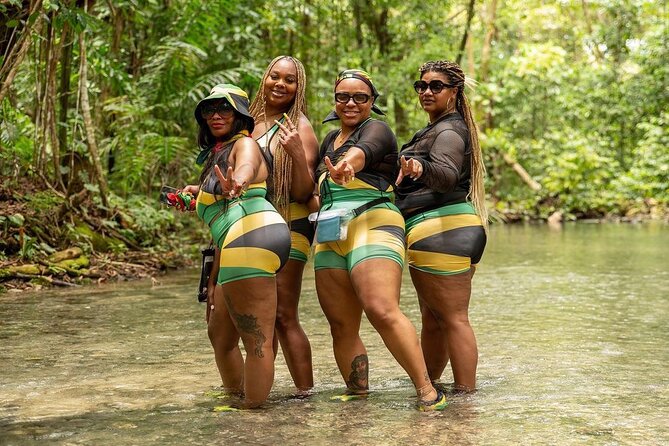 ATV, Bamboo Rafting, Horseback Ride Guided Tour from Montego Bay - Stop 3 with White River Calypso Rafting: bamboo raft adventure plus tubing