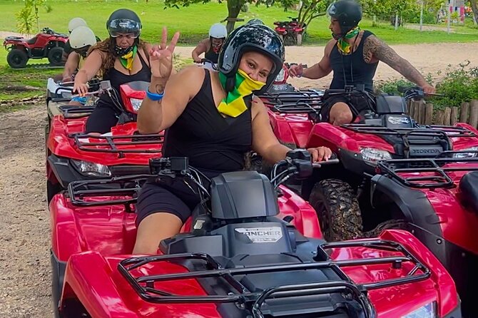 ATV , Bamboo Rafting & Horseback Riding tour from Montego bay - A Three-Activity Jamaica Day: ATV, Horses, and Bamboo Rafting