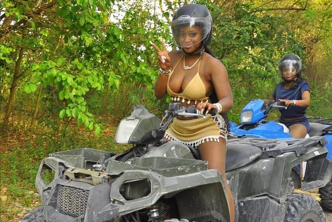 ATV Guided Tour including Transportation from Montego Bay - The guide experience: helmets, help when you get stuck, and local stops