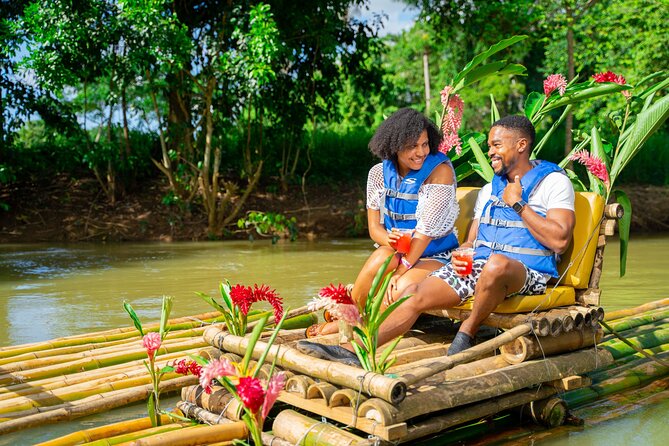 Bamboo Rafting and Limestone Massage in Montego Bay - Lethe Estate: Great River bamboo rafting on a 30ft raft