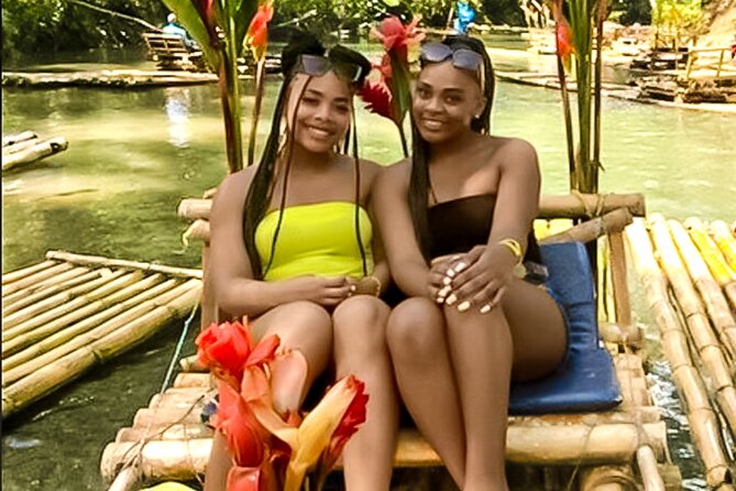 Bamboo River Rafting Limestone Foot Massage & Bottle of Rum Punch - The bamboo raft: 30 feet of calm, not chaos