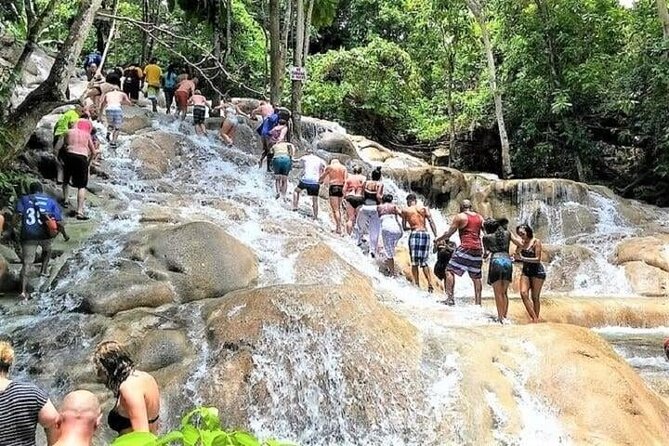 Blue Hole and Dunn's Falls Tour from Falmouth - Stop 1 at the Blue Hole: Secret Falls, Rope Swing, and Lagoons