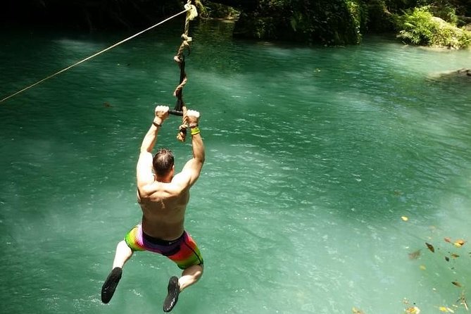 Blue Hole and Dunn's River Falls Tour from Montego Bay - Blue Hole in the jungle: swimming, waterfall energy, and real adventure time