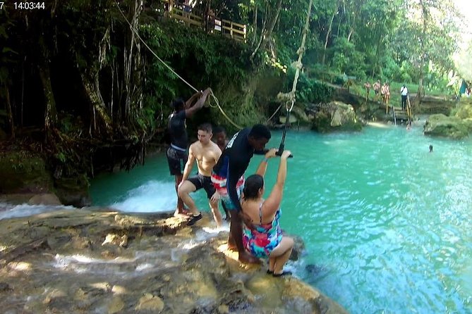 Blue Hole and Secret Falls plus Dunn's River Falls Combo Tour - Key highlights you’ll feel right away