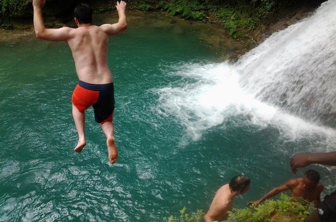Blue Hole, Dunn's River Falls Luminous Lagoon Excursion From Montego Bay - Luminous Lagoon and Martha Brae River Water Time at Sunset