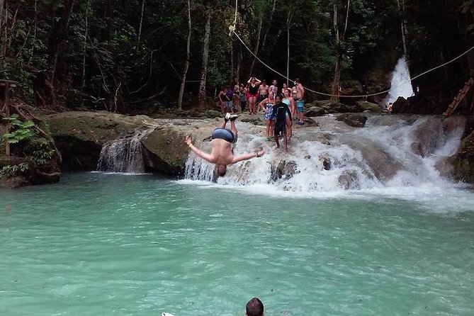 Blue Hole & Jamaica Sightseen Tour Included Transportation - A/C Pickup and a Flexible Day From Montego Bay