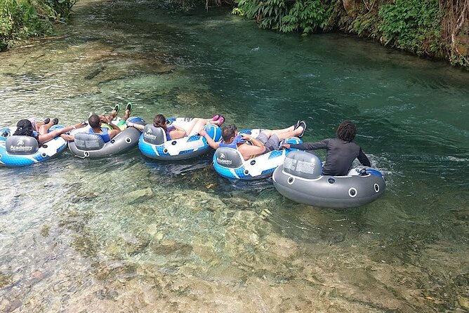 Blue Hole, River Tubing, Lunch Stop from Montego Bay and Falmouth - The guide factor: entertainment that keeps it from feeling scripted