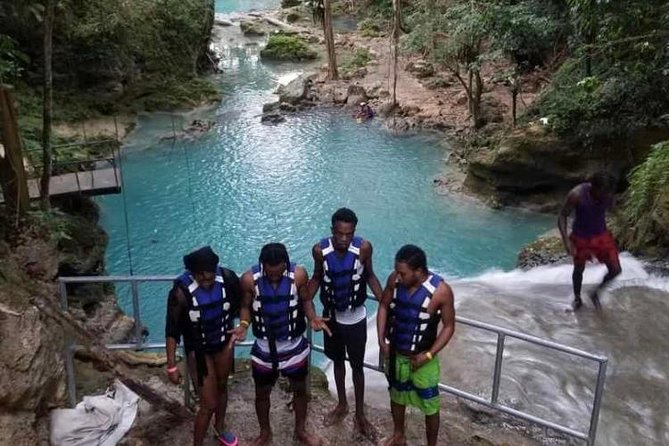 Blue Hole Secret Falls and Bob Marley Nine Mile Private Tour - Cool Blue Hole and Secret Falls: swim time, ropes, and a short hike feel
