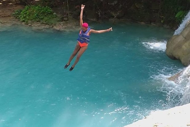 Blue Hole Secret Falls and River Tubing Private Tour - White River tubing: slow float, then a few rapids