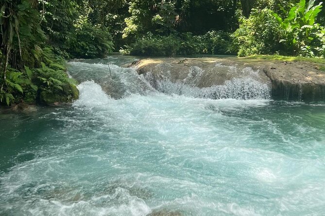 Blue Hole, Secret Falls & River Rapids Tubing from Montego Bay - Blue Hole: rope swings, limestone sinkholes, and fresh-water swim time