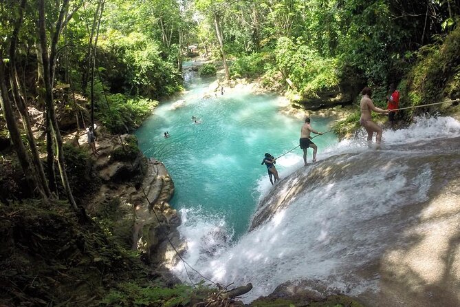 Blue Hole Waterfall Tour from Montego Bay - Green Grotto Caves: the runaway slave escape story is the point