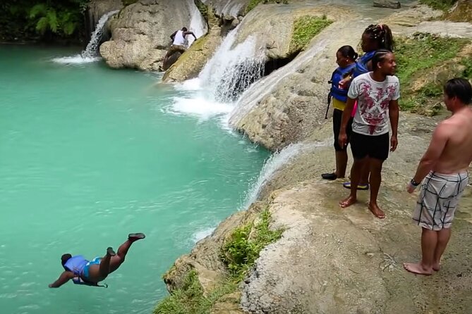Blue Hole Waterfalls and Rasta Garden from Montego Bay - Calby’s Hidden Beauty River: Rastafari culture, a garden by water, and a calmer pace