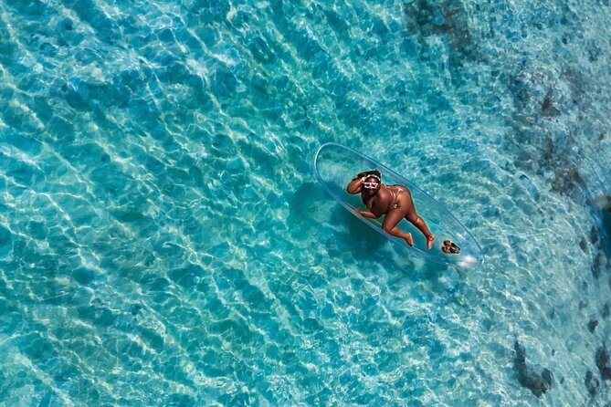 Clear Kayak Drone Photo Shoot and Video in Montego Bay - Small print you should plan around (water depth, weight, celebrations)