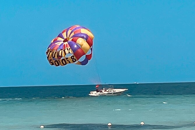 Customized Parasailing & JET-SKI - Parasailing Step Two: The Small-Boat Transfer and the Fly-High Moment