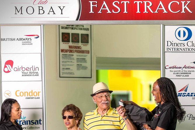 Departure Shuttle to Airport, Club Mobay Fast Track & VIP Lounge Combo - The shared shuttle: how you actually get to Sangster
