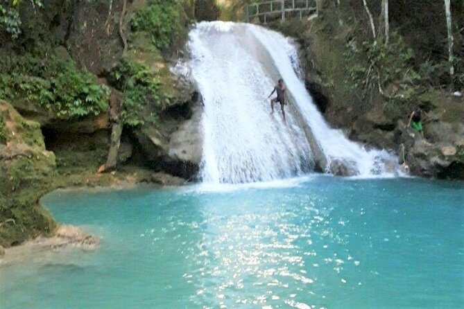 Dunn's Falls and Blue Hole Daytrip with Lunch from Montego Bay & Trelawny - Blue Hole River Adventure: Rock Pools, Swings, and a Massage Break