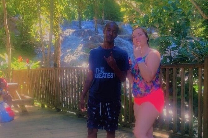 Dunn's River Falls and Blue Hole Tour Ocho Rios from Montego Bay - The Secret Falls add-on: quick nature break after the water
