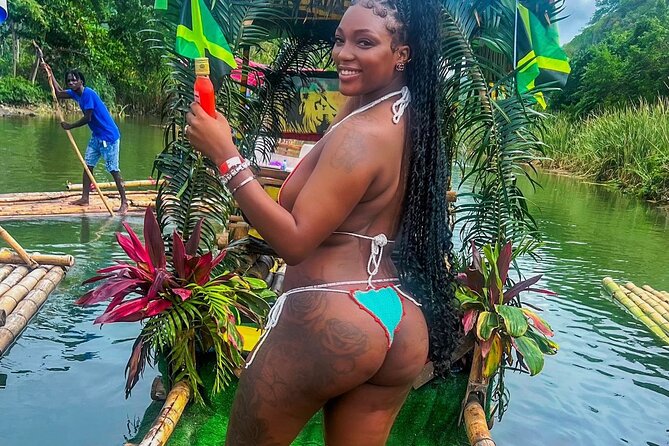 Dunn's River Falls , Bamboo Rafting & ATV Ride from Montego Bay - St. Ann’s Bay stables: the free horseback stop and ocean swim factor