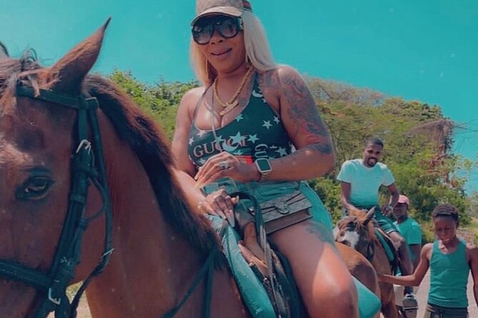 Dunn’s River Falls,Zip lining & horseback riding Combo tour from Montego Bay - The Horseback Ride: Forest to River to Sea Photos