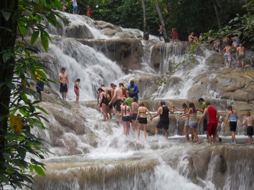 Falmouth: Bamboo Beach Club & Dunn's River Falls - Dunn’s River Falls: The Limestone Staircase and Plunge Pools
