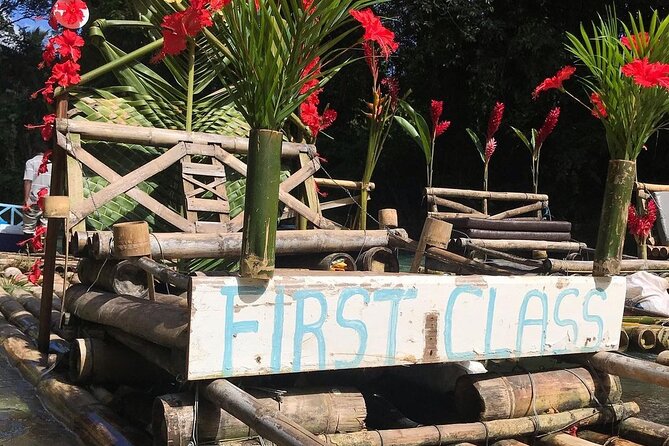 Great River Bamboo Rafting and Limestone Full Body Massage Tour From Montego Bay - What you’ll drink and why the food stops are a bonus