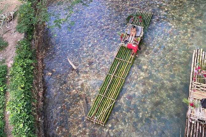 Great River bamboo Rafting and Margaritaville from Montego Bay - Limestone Foot Massage: River Rocks to Smooth-Skin Magic