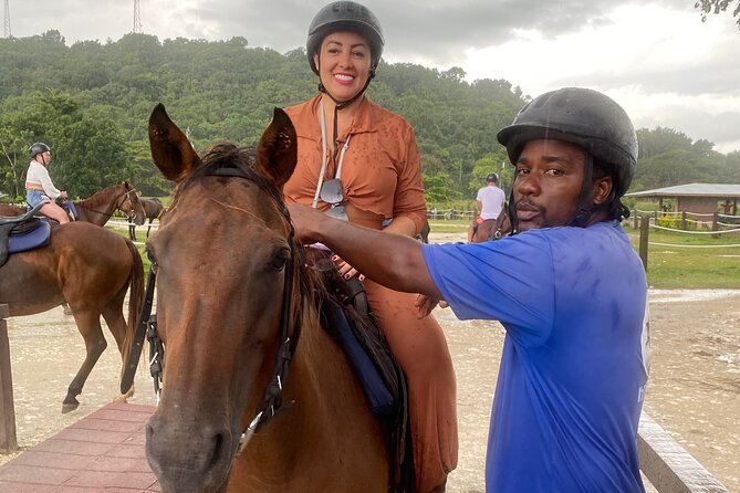 Great River Rafting Limestone Foot Massage and Horseback Rides From Montego Bay - Sandy Bay: jungle horseback through past plantations, then bareback into the sea