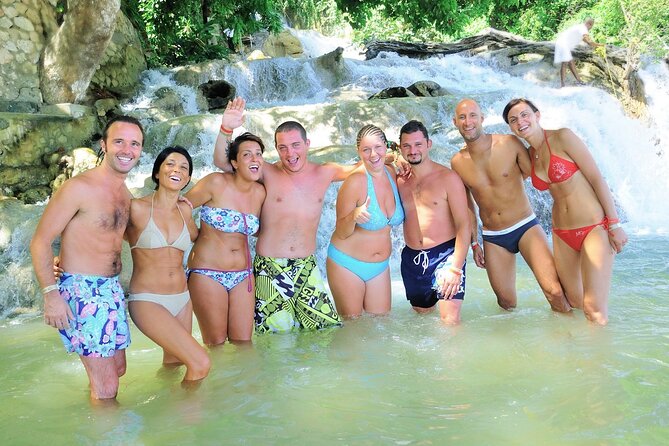 Green Grotto Caves and Dunn's River Falls Guided Tour with Admission - Dunn’s River Falls: the human-chain climb