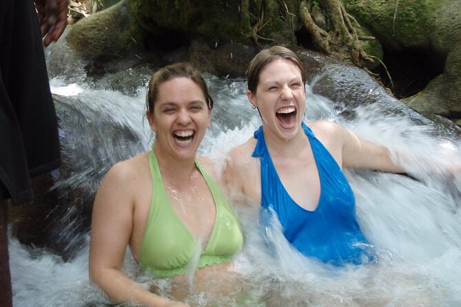 Green Grotto Caves and Dunn's River Falls Guided Tour with Admission - Scotchies Drax Hall: your jerk-food reward break