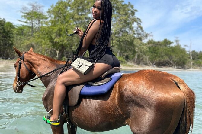 Horseback Ride , Dunns River Falls & Blue Hole From Montego Bay - Blue Hole: turquoise swimming pools, rope swings, and cliff jumps