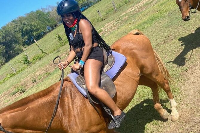 Horseback Riding Adventure in Jamaica - Riding through Jamaica before the ocean entry