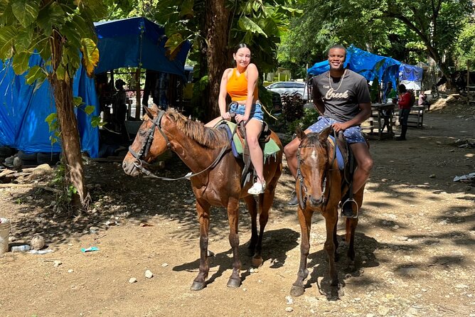 Horseback Riding Adventure in Jamaica - Entering the water: the moment built for photos and nerves