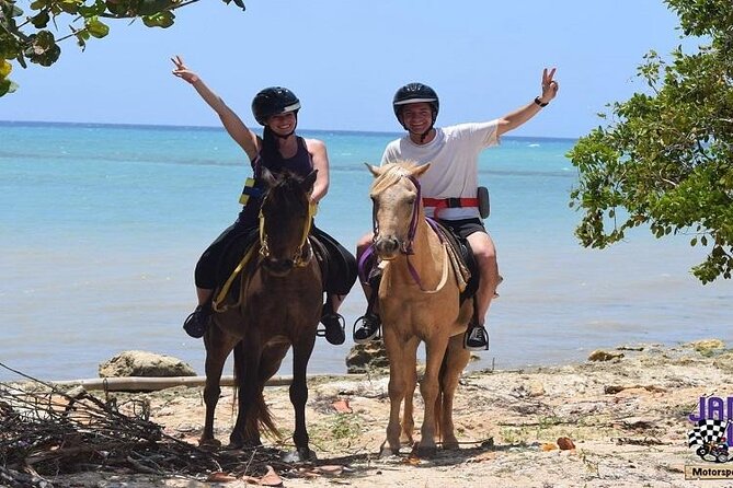 Horseback Riding, ATV and Ocean Zip lining combo from Montego Bay - Stop 2 at Sandy Bay: Reading Heights Views, ATV Safari, and the Rappelling + Ziplining Stretch