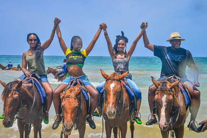 Horseback riding & bluehole secret falls from Montego Bay - What You Really Get: Horseback, Blue Hole, Dunns River, and Ocho Rios