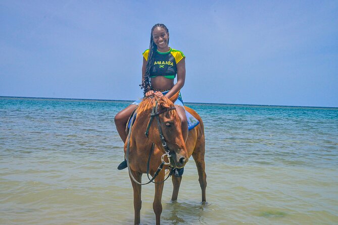 Horseback riding & bluehole secret falls from Montego Bay - Blue Hole Secret Falls Adventure: Rope Jumps, Caves, and Hidden Waterfalls