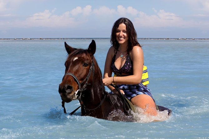 Horseback Riding/Zipline Combo Tour at Chukka Ocean Outpost with Transportation - Stop 1: Ocean Reef Time and Power Snorkel on a Sea-Doo Scooter