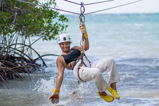 Jamaica All-Access Adventure Pass at Ocean Outpost - Zipline Over the Water: Quick Flight, Big Views