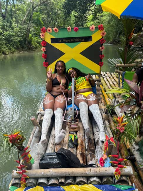 Jamaica Bamboo Rafting Experience with Limestone Massage - Guides Are the Main Character: Jerry, Pearson, Kenroy, and Igen Style