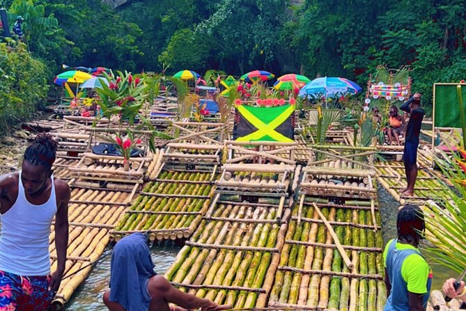 Jamaica Experience Bundle - Bamboo Rafting: A Calm Drift Guided by a Raft Captain
