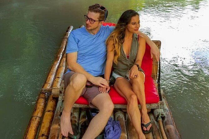 Jet Ski and Bamboo Rafting Limestone Massage From Montego Bay - Bamboo rafting on the Lethe River: the calmer half
