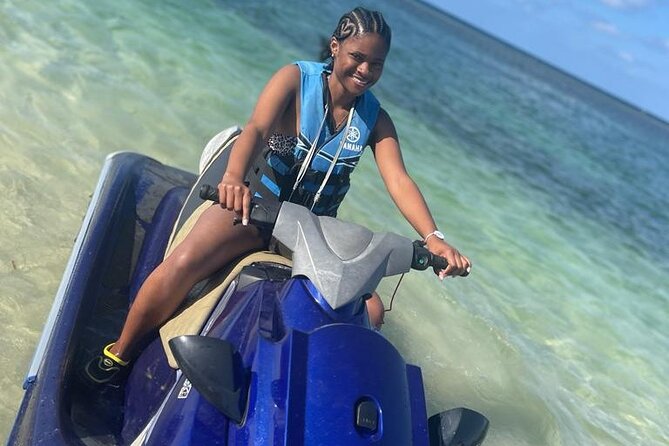 Jet Ski and Margaritaville day vibes. - Air-Conditioned Pickup That Gets You to the Beach Fast