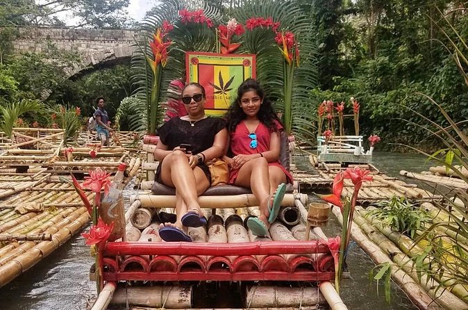 Lethe River Rafting Transportation & Entry Fees from Montego Bay - Snacks, rum punch, and shopping at the bank side