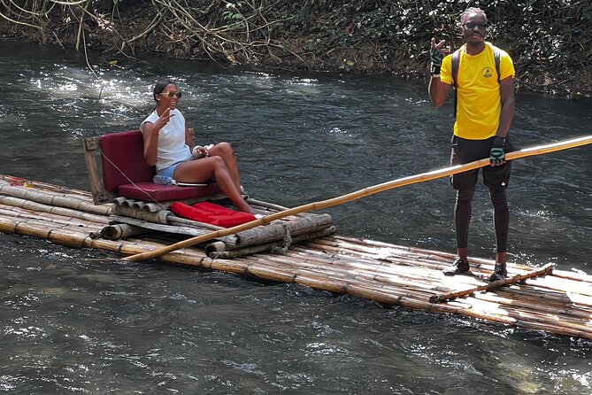 (Martha Brae River) Bamboo Rafting - Swimming, Seeing Fish, and Learning the People-and-Community Story