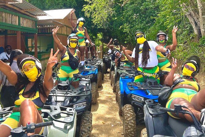 Montego Bay ATV Ride & Bamboo Rafting With Limestone Foot Massage - Bamboo rafting on the Great River with a limestone foot massage in Lethe