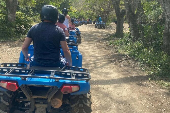 Montego Bay ATV Ride & Bamboo Rafting With Limestone Foot Massage - ATV riding in Chukka or Mount Zion: bumpy terrain, real fun