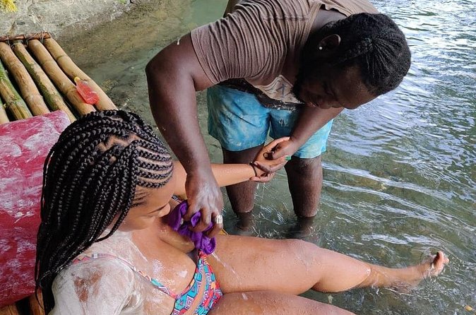 Montego Bay Bamboo River Rafting Limestone Foot Massage - Jamaican Fruits and the Smooth End to Your Day