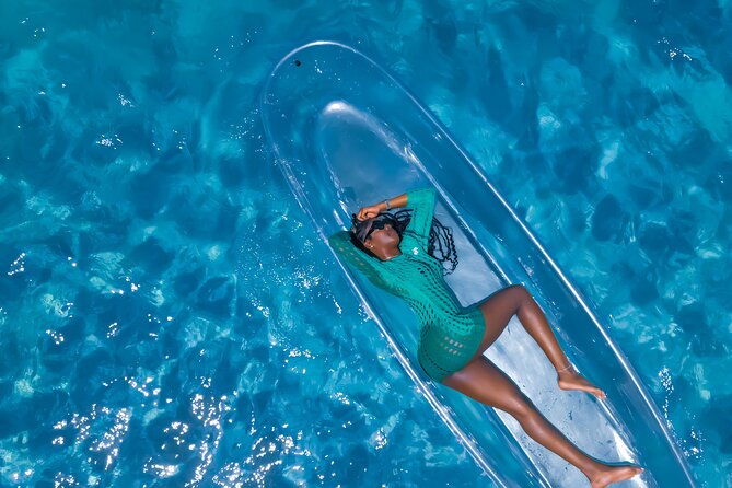 Montego Bay Clear Water Kayak Drone Photo and Video Shoot - Floating Letters or Floating Flowers: The Personal Touch Upgrade