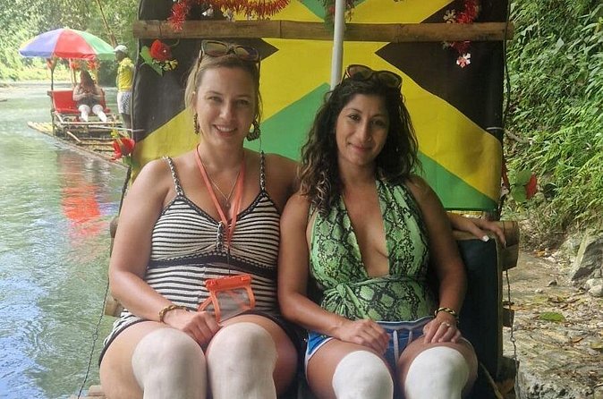 Montego Bay Highlight and Shopping Tour With Bamboo River Rafting - The limestone foot massage and jungle socks detail